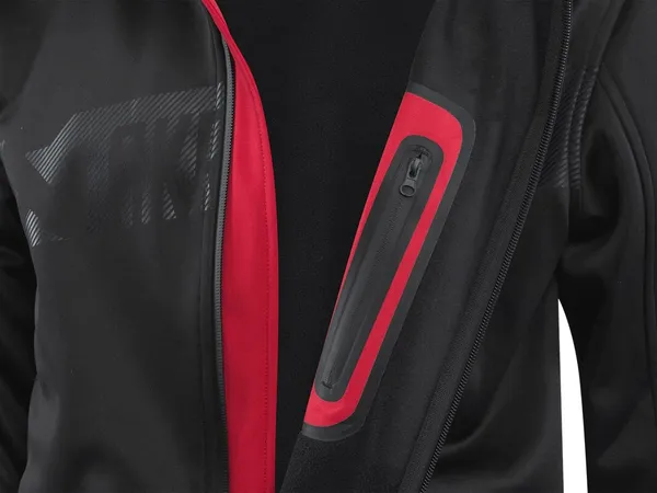 Women's Corpo Soft Shell Jacket Red, Black -3