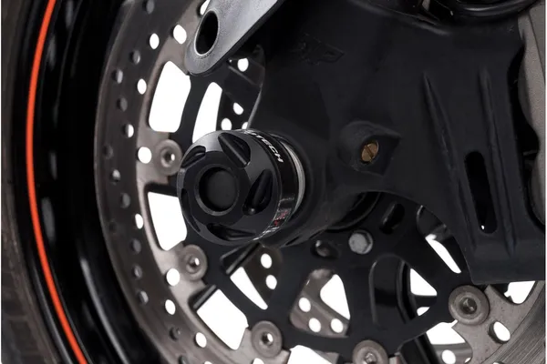 Front Axle Slider Set Black-3