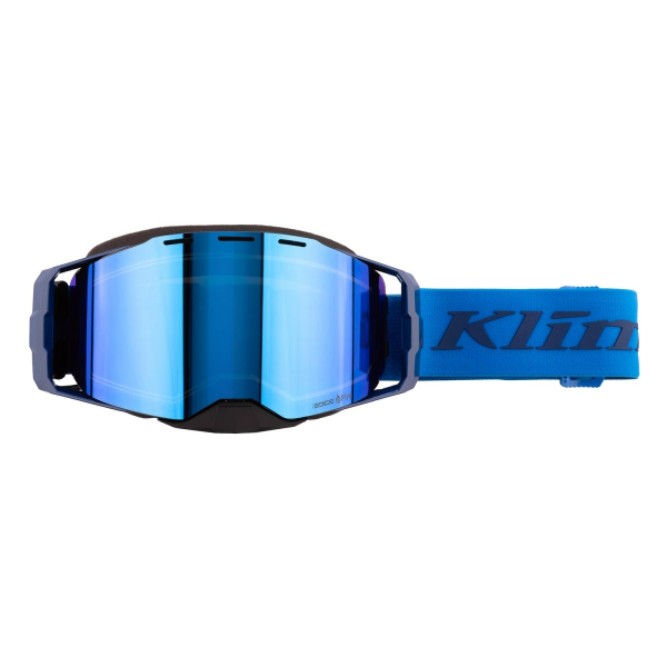 Ochelari cu lentila incalzita Snowmobil Klim Edge eFire Slope Black Light Yellow Tint-3
