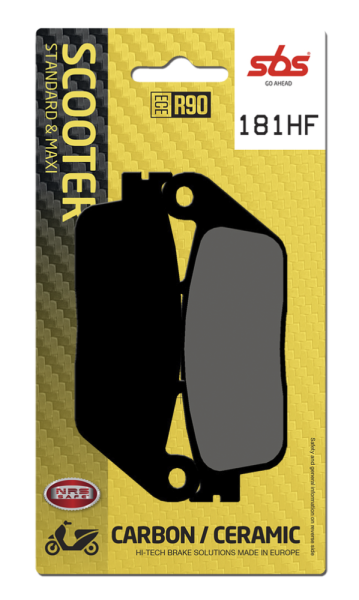 Hf Street Ceramic Organic Brake Pads, 1, nordicamoto.ro