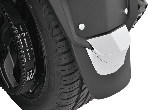 Rear Mudflap Extension Accent Black, Chrome, 1, nordicamoto.ro