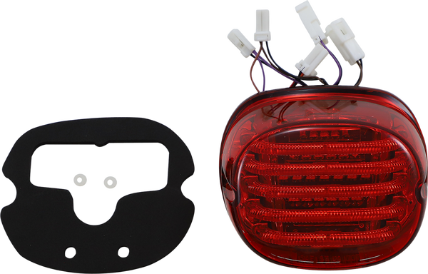 Probeam® Integrated Low Profile Led Taillights With Auxiliary Turn Signals Red, 2, nordicamoto.ro