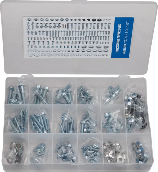MOOSE RACING M1 Yz-yzf-wr Bolt Kit Gray, Silver, 4, nordicamoto.ro