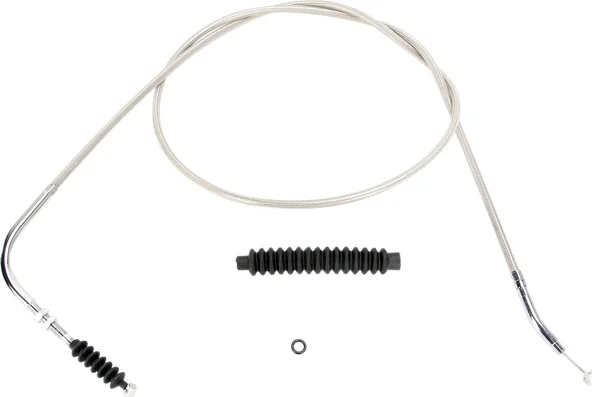 Cablu de ambreiaj Armor Coat din oțel inoxidabil, argintiu, 1, nordicamoto.ro