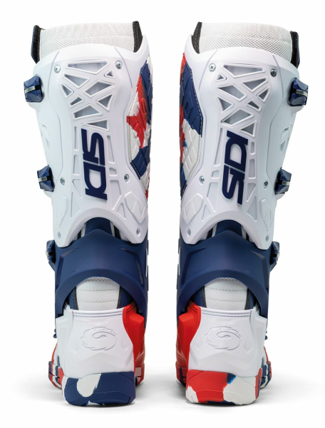 Cizme Sidi Crossair X White/Navy/Red-1