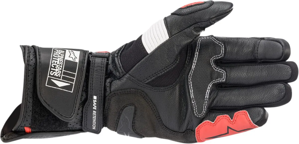 Manusi Piele Alpinestars Negru/Alb/Red-1