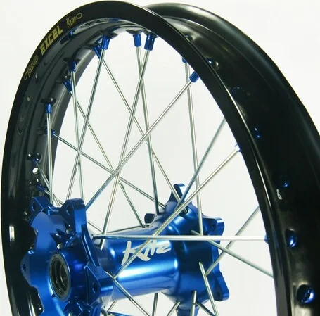 Jantă Elite Mx-en, spițe argintii, negru, albastru, 1, nordicamoto.ro