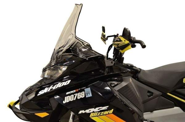 Powermadd Windshield Ski-Doo Gen4 Tall 22", Clear w/Black Fade-0