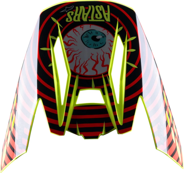 Vizor Casca Alpinestars Sm5 Black/Red/Yellow