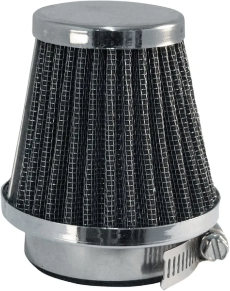 Clamp-on Pod Air Filter Chrome