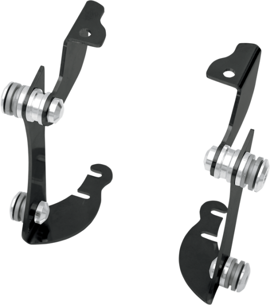 Fats/slim Windshield Trigger-lock Complete Mount Kit Black, 2, nordicamoto.ro