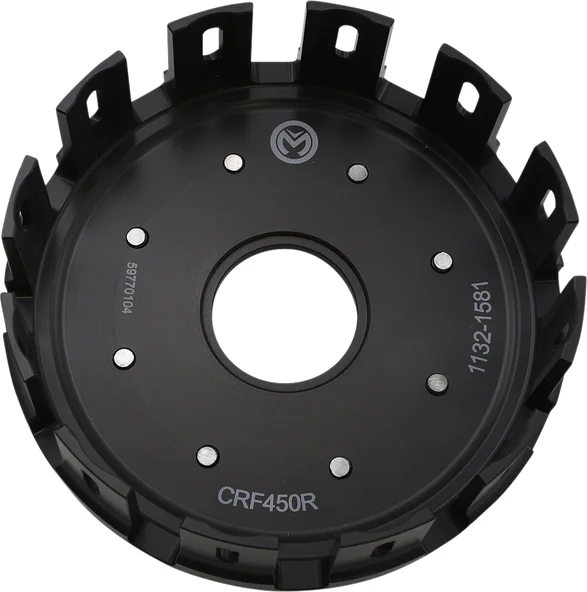MOOSE RACING Coș de ambreiaj din aluminiu turnat sub presiune, cu tampon, anodizat, 2, nordicamoto.ro