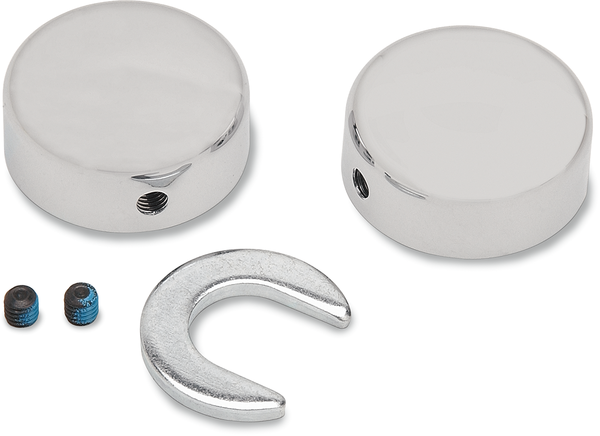 Swingarm Pivot Bolt Covers Chrome, 1, nordicamoto.ro