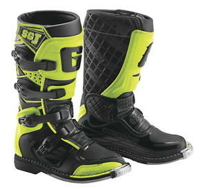 Cizme GAERNE SG - JUNIOR BLACK YELLOW FLUO