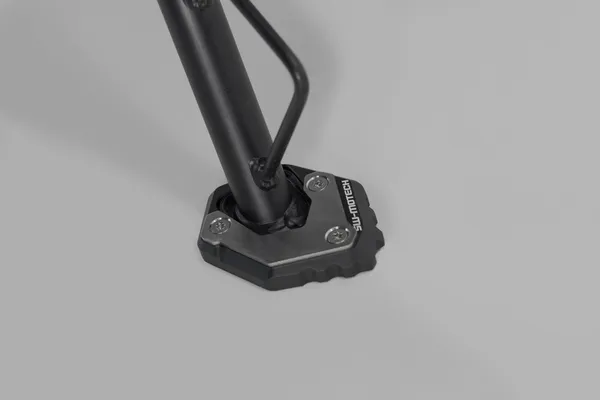 Sidestand Foot Extension Black, Silver -2