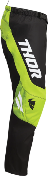 Pantaloni copii Thor Sector Chef Black/Green 24, 2, nordicamoto.ro