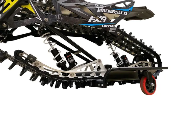 Carucioare Ajustabile Manipulare Snowmobil Trax Wheels 2.0 Negru/Rosu-3