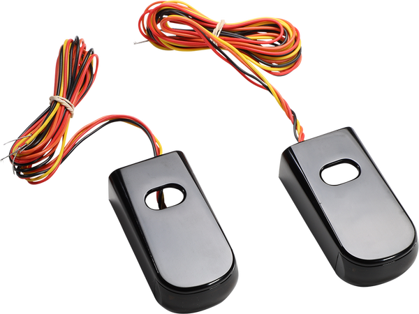 Fender Strut Led Marker Lights Black, 1, nordicamoto.ro