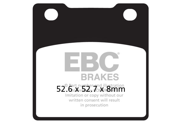 Vee Semi-sintered Brake Pads, 1, nordicamoto.ro