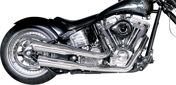 Fatshots Exhaust System Chrome, 3, nordicamoto.ro