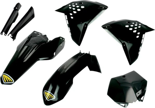 Set complet de caroserie Powerflow, negru, 1, nordicamoto.ro