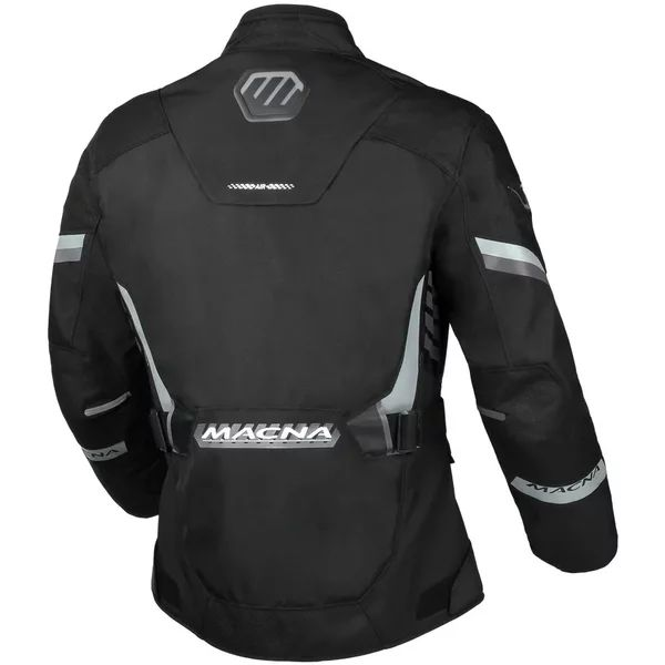 Geaca de dama textil impermeabila touring MACNA ZASTRA XS Gri deschis/Gri inchis/Negru, 2, nordicamoto.ro