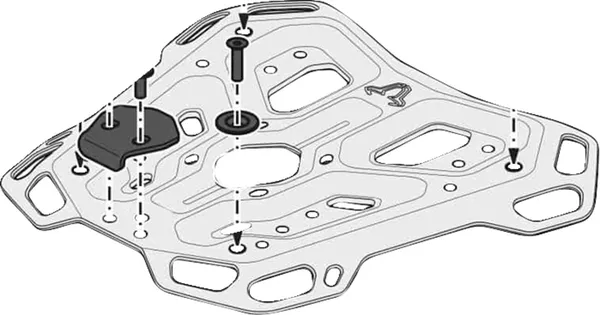 Suport Top case SW-Motech Adventure, negru GPT0614819000B-0