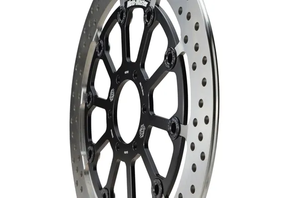 Halo Series Floating Rotor Black, Silver, Stainless Steel-1