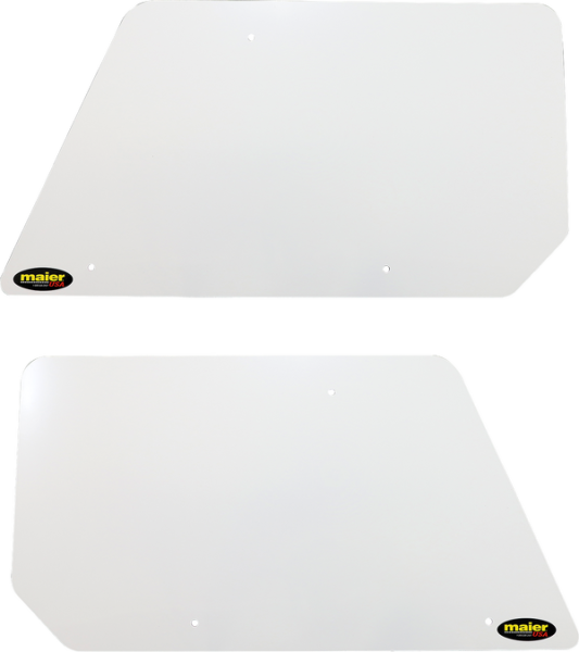Replacement Number Plates White, 4, nordicamoto.ro
