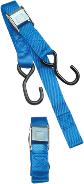 1(r) Heavy-duty Cam Buckle Tie-downs With Built-in Assist Blue, 1, nordicamoto.ro