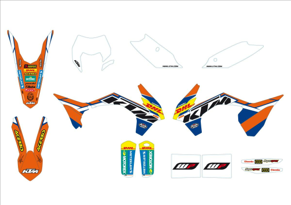 Kit stickere KTM Factory Enduro 16-0