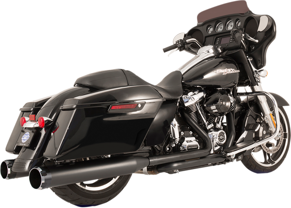 El Dorado Dual Exhaust System Black, 2, nordicamoto.ro