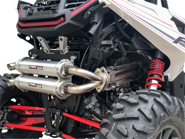 Stage 5 Slip-on Dual Muffler Silver, 2, nordicamoto.ro