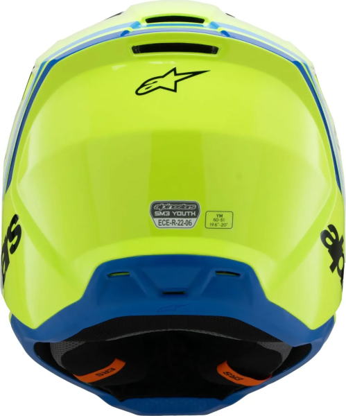 Casca Copii Alpinestars S-Mm3 Radium Black/Blue/Yellow-3