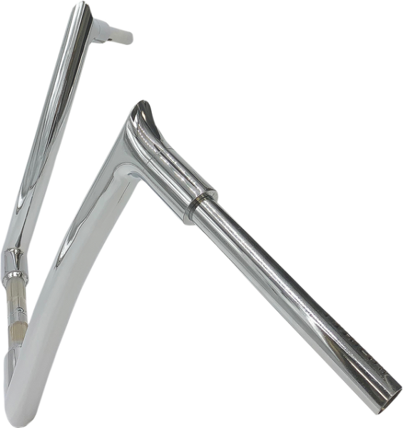 1-1/2(r) Ez Install Pointed Top Handlebar Silver, 2, nordicamoto.ro