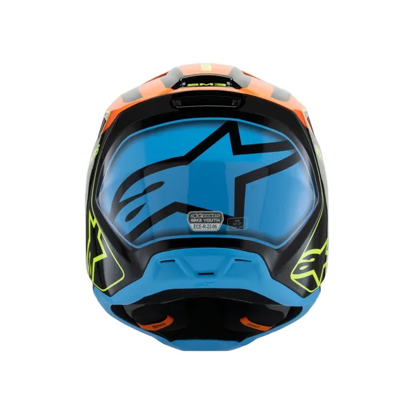 Casca Copii Alpinestars S-M3 Fray Black/Blue/Orange/Yellow-3