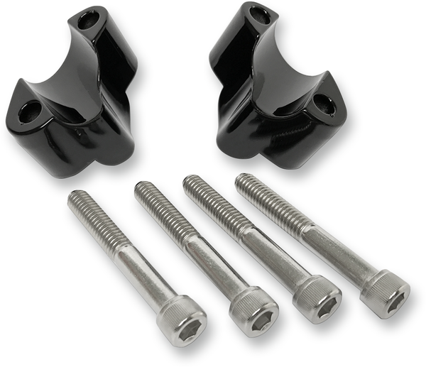 Handlebar Riser Extension Black, 1, nordicamoto.ro