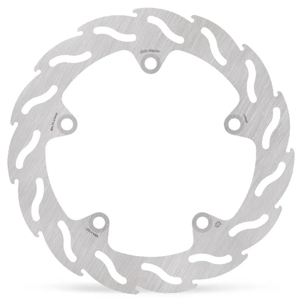 Flame Series Fixed Rotor Silver, Stainless Steel-1