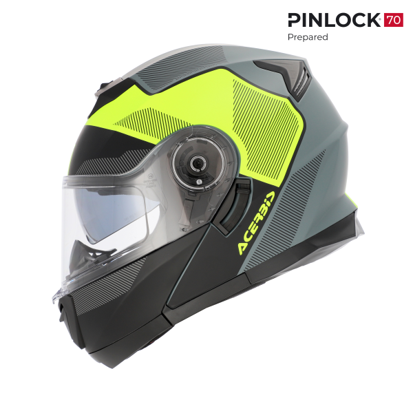 Casca Acerbis Serel 22.06 Black/Fluo Yellow-9