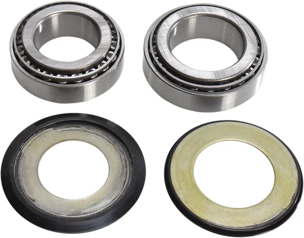 Steering Stem Bearing Kit Black, Chrome-0