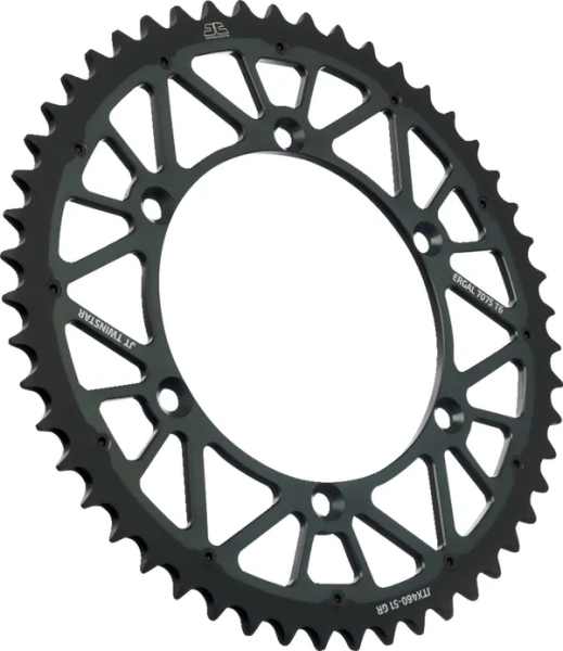 JT SPROCKETS Twinstar Rear Sprocket Graphite 