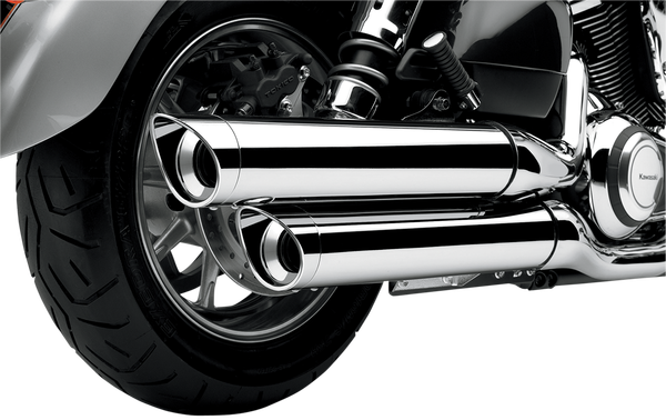 Scalloped Tip Slip-on Mufflers Chrome, 1, nordicamoto.ro