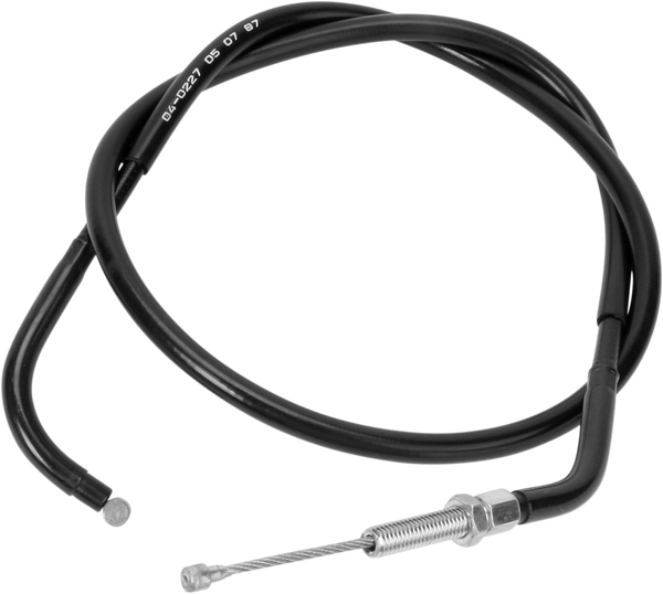 Black Vinyl Clutch Cable Black