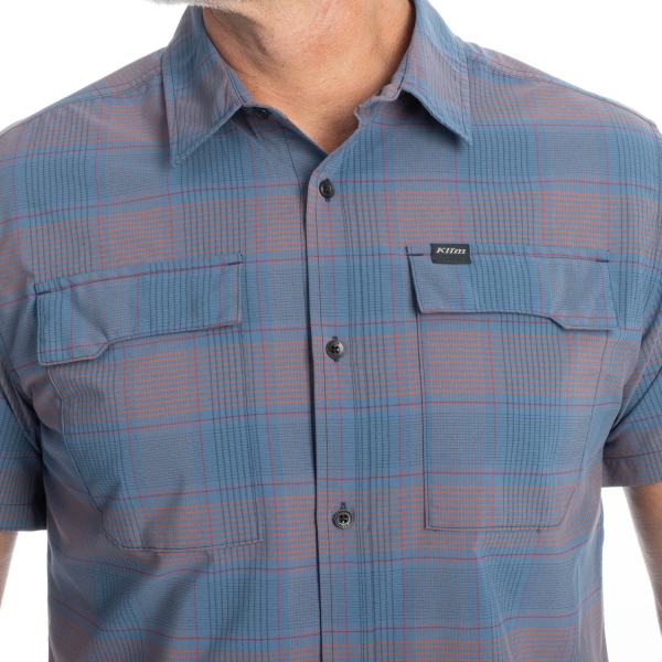 Camasa Klim Taggart Stretch Blue Danube - Dress Blues-0