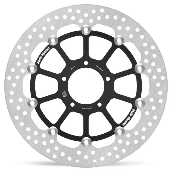 Halo Series Floating Rotor Black, Stainless Steel-1