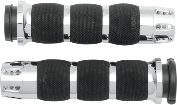 Gatlin Air Cushioned Grips Black, 1, nordicamoto.ro