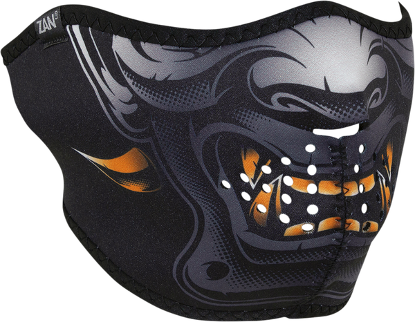 Masca Zan Headgear Neoprene Half Mask Horned Demon