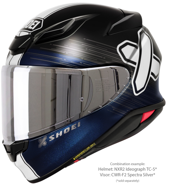 Casca integrala SHOEI NXR2 IDEOGRAPH TC-5 Negru/Albastru/Alb XXL-7