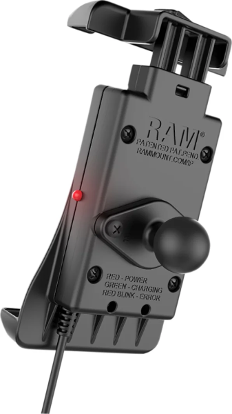 Quick-grip Waterproof Wireless Charging Mount Black -1