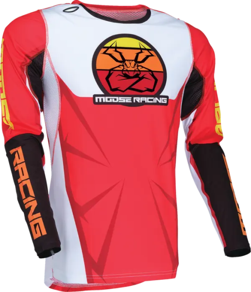 Tricou MOOSE RACING Agroid Red-3